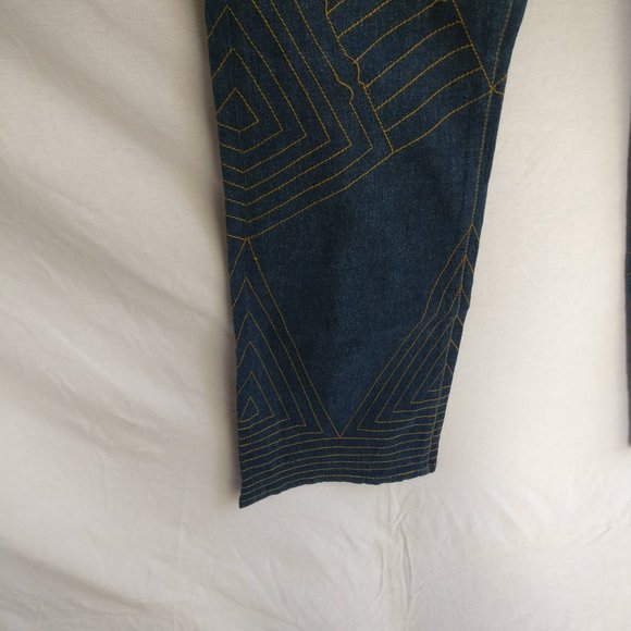 7fam Dojo Bootcut Jeans embroidered Logo Pockets w29 +MEASUREMENT - Picture 4 of 4